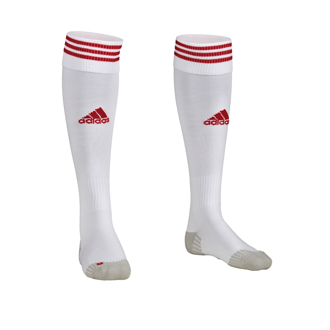 Adidas Adi Sock 12 (White/Red) - The Football Factory