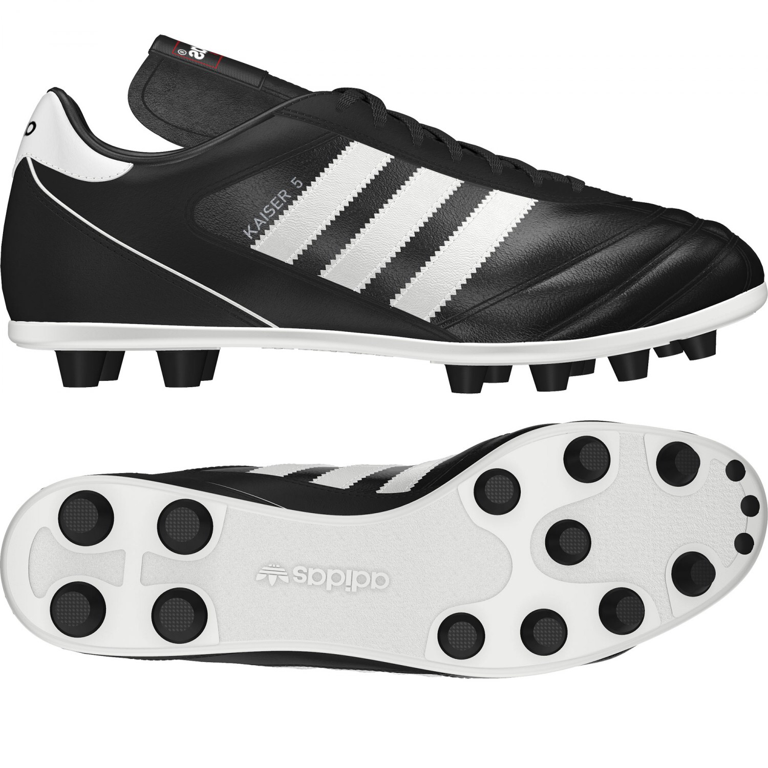 Adidas Kaiser 5 Liga (Black/White) - The Football Factory