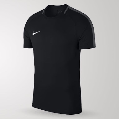 Nike Academy 18 Jersey (Black/White) - The Football Factory
