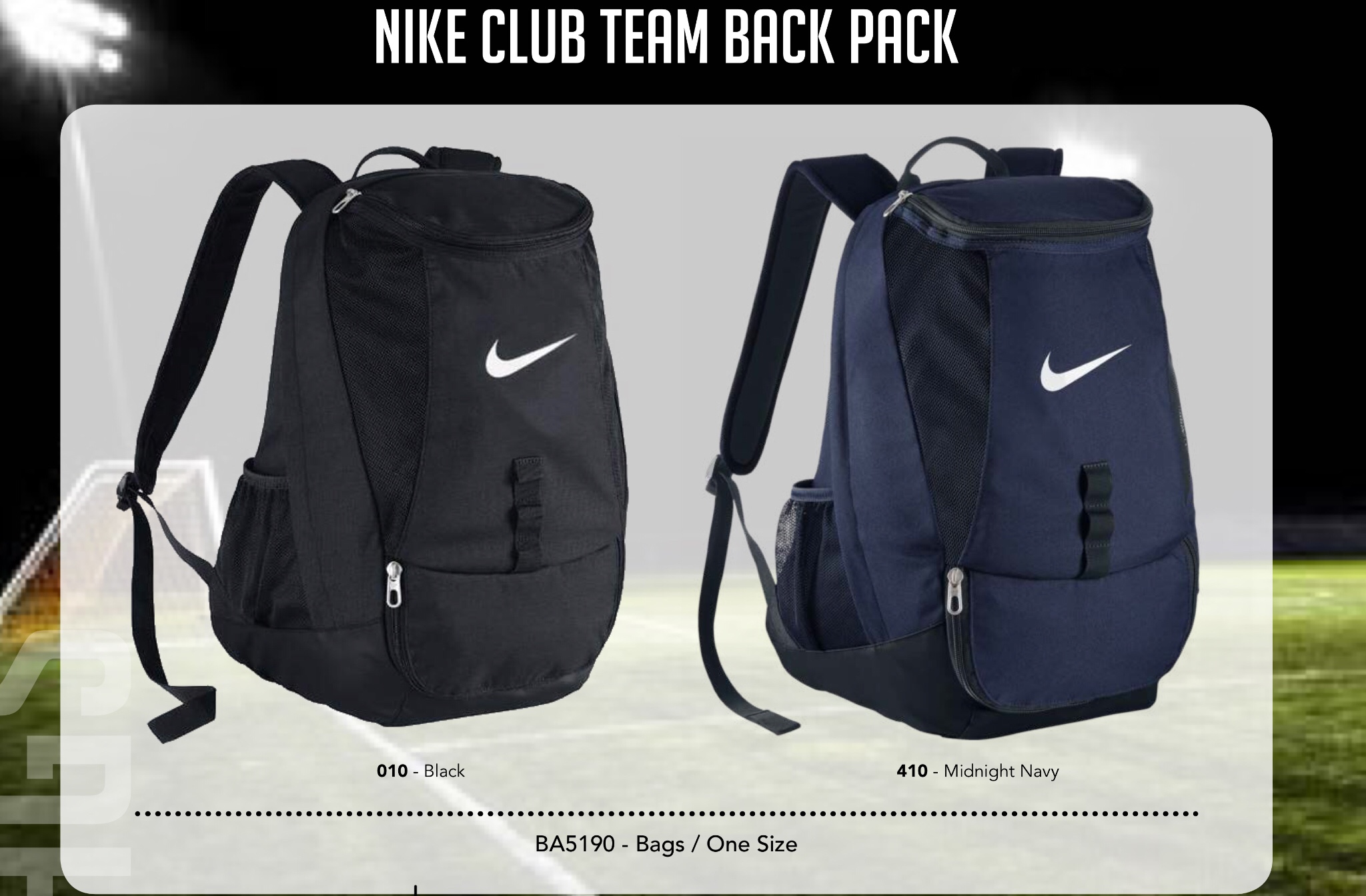 nike men's club team swoosh soccer backpack