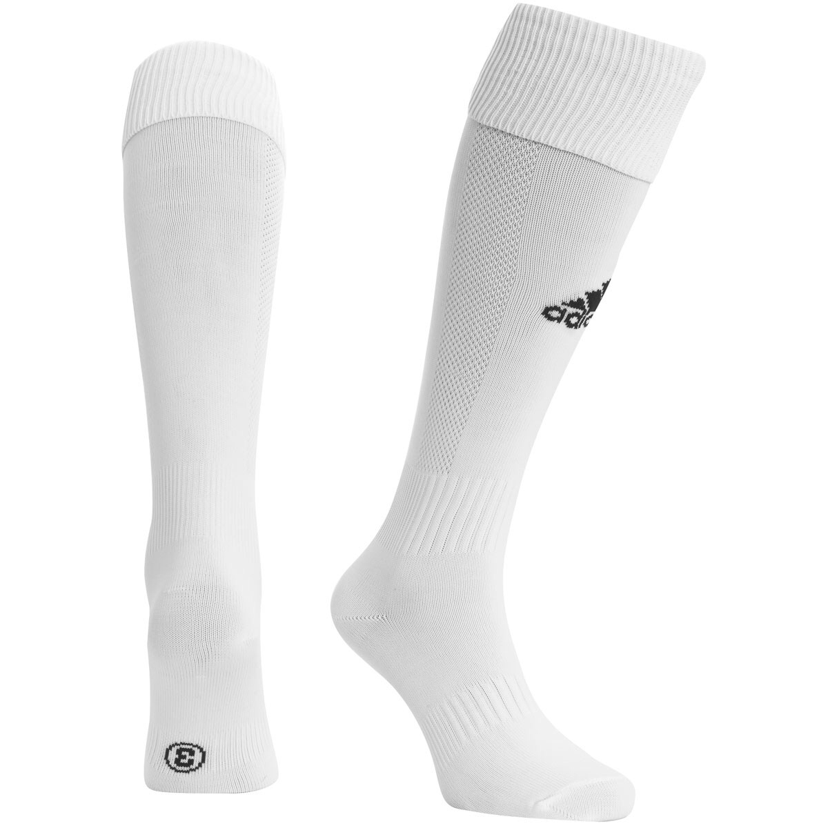 Adidas Milano Socks (White) - The Football Factory