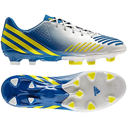 Predator LZ TRX FG (White/Yellow/Blue) - The Football Factory