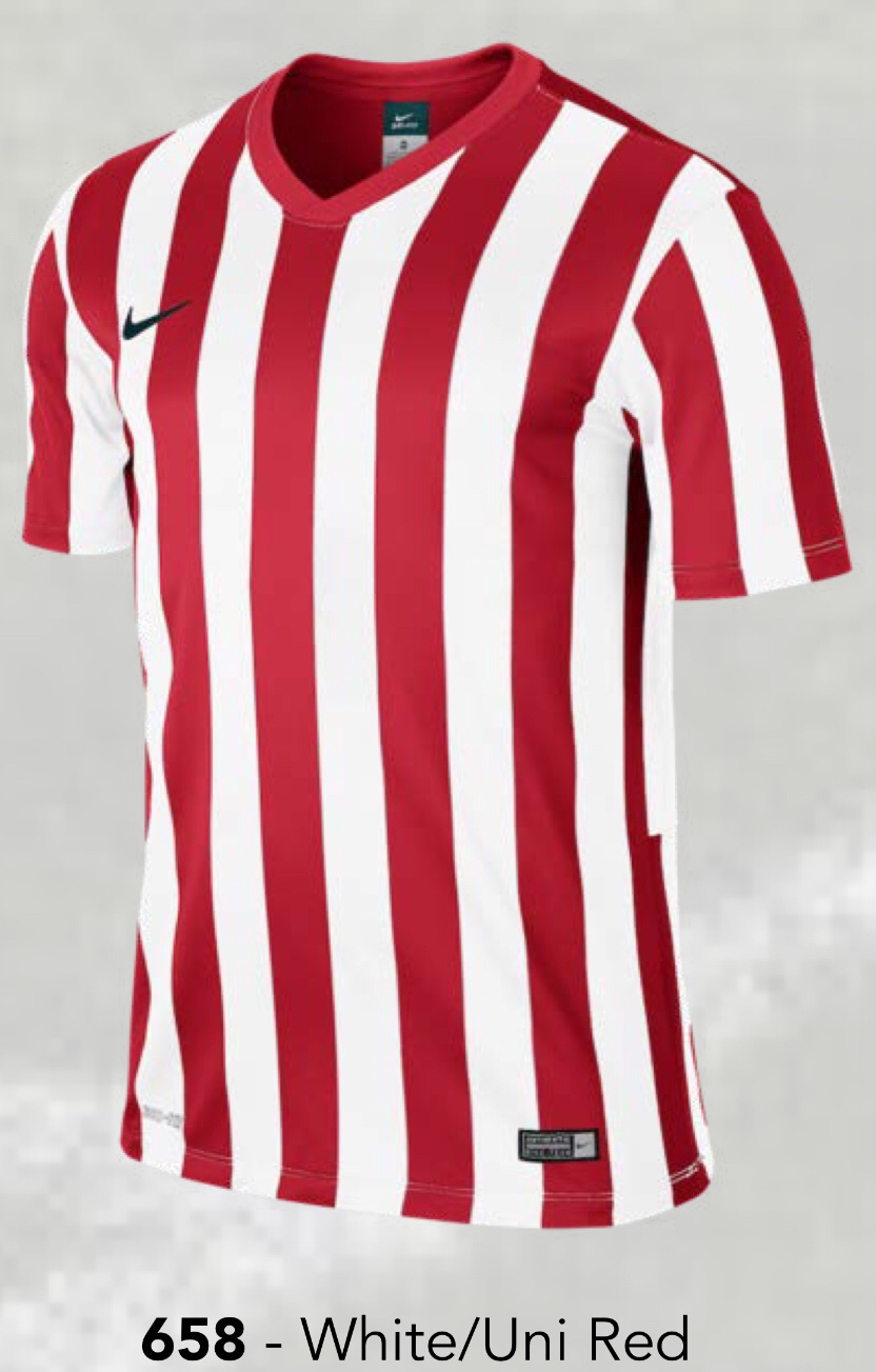 Nike Striped Segment III (White/Uni Red) - The Football Factory