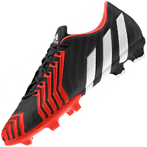 Aplicable bufanda nombre Adidas Predator Instinct FG Junior (Black/Red/White) - The Football Factory