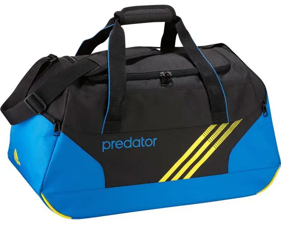 Predator Team Shoulder Bag Black Blue The Football Factory