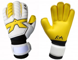 KA Goalkeeping Gloves Yellow/White